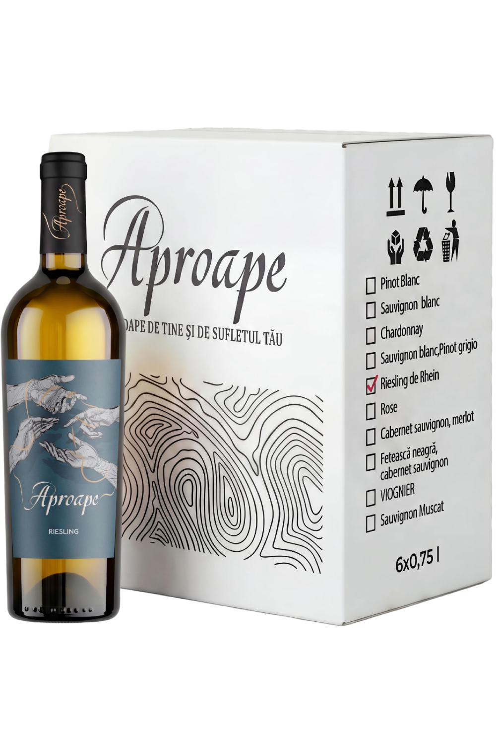 Aproape Riesling 2025 box of 6 bottles